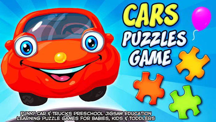 汽车拼图游戏 Cars Puzzles Game – Funny Car & Trucks Preschool Jigsaw Education Learning Puzzle Games for Babies, Kids & Toddlers_0