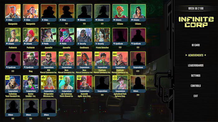 无限集团 赛博朋克卡牌决策 InfiniteCorp: Cyberpunk Card Game_0