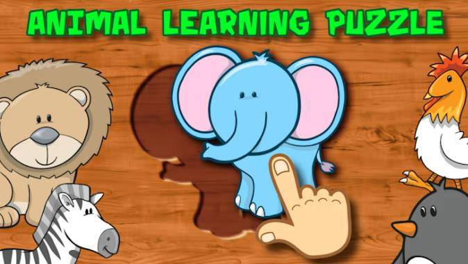 婴幼儿动物学习拼图 Animal Learning Puzzle for Toddlers and Kids_0