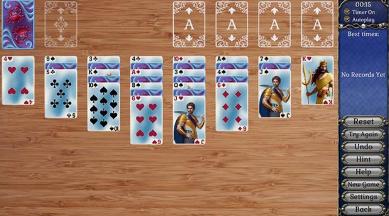 宝石配对亚特兰蒂斯纸牌4（Jewel Match Atlantis Solitaire 4）_0