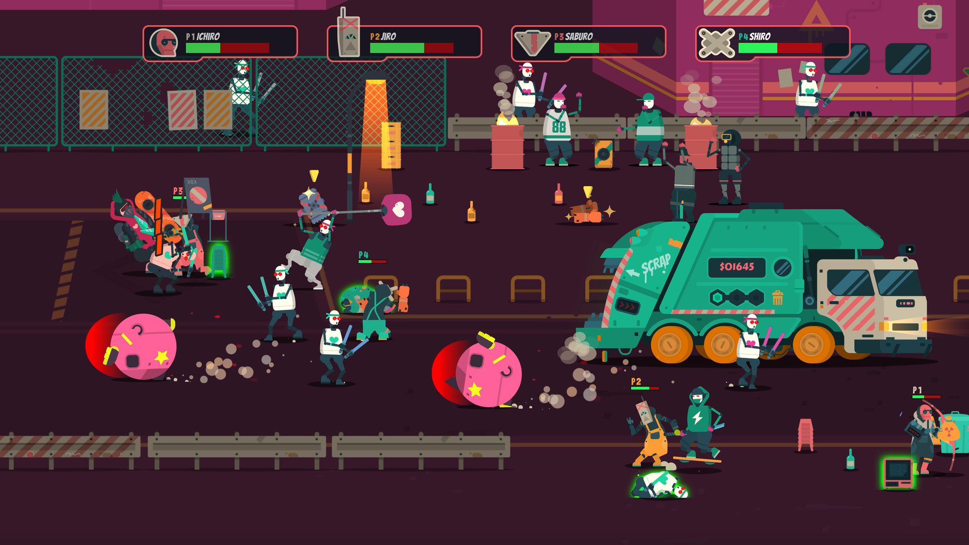 像素垃圾 回收者 PixelJunk Scrappers_1
