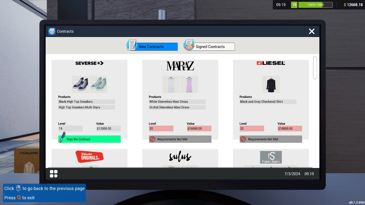 时尚梦想家 Retail Company Simulator_1