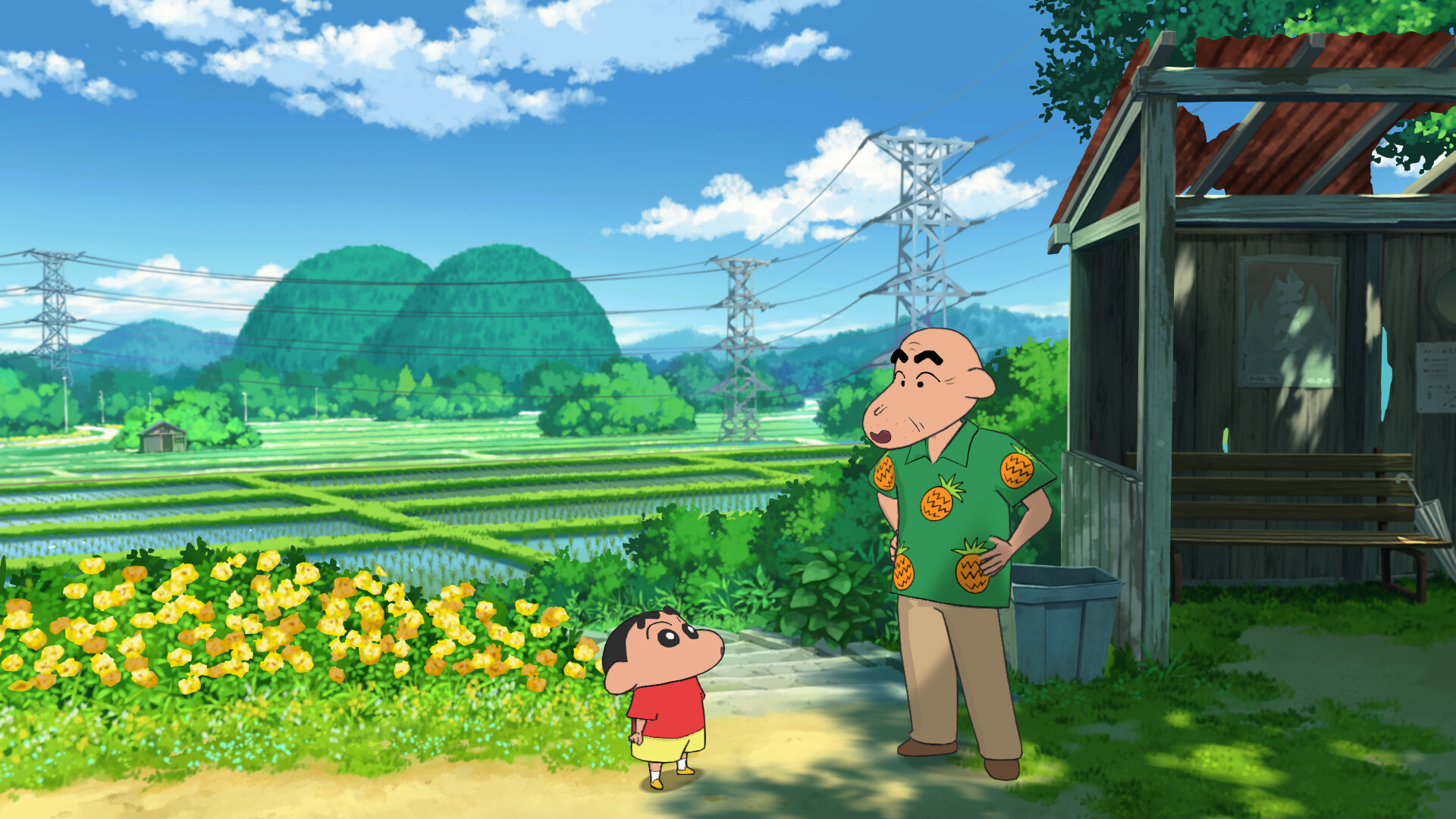 蜡笔小新：煤炭镇的小白 Shin chan: Shiro and the Coal Town_0