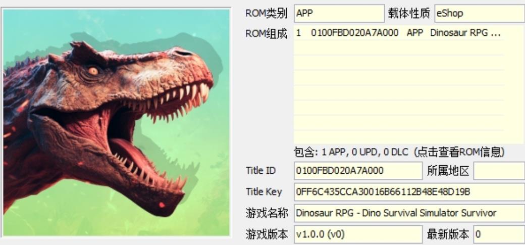 《恐龙 RPG - 恐龙生存模拟器 生存者 Dinosaur RPG - Dino Survival Simulator Survivor》英文_0