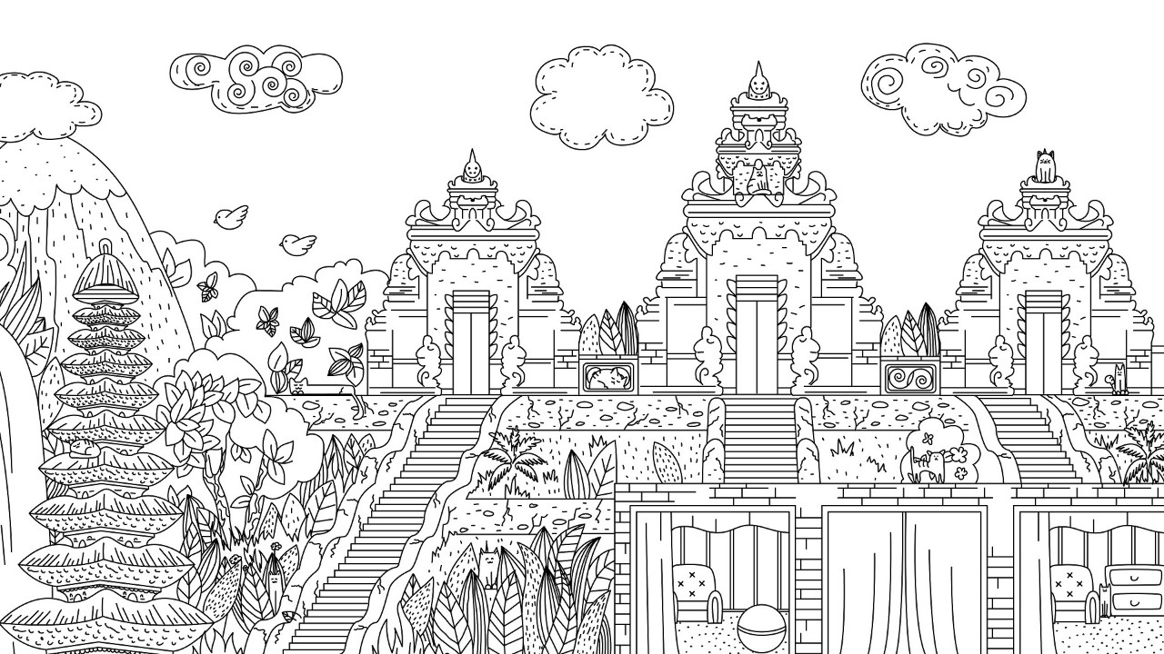 《藏在巴厘岛的猫 Cats Hidden in Bali》美版中文_0