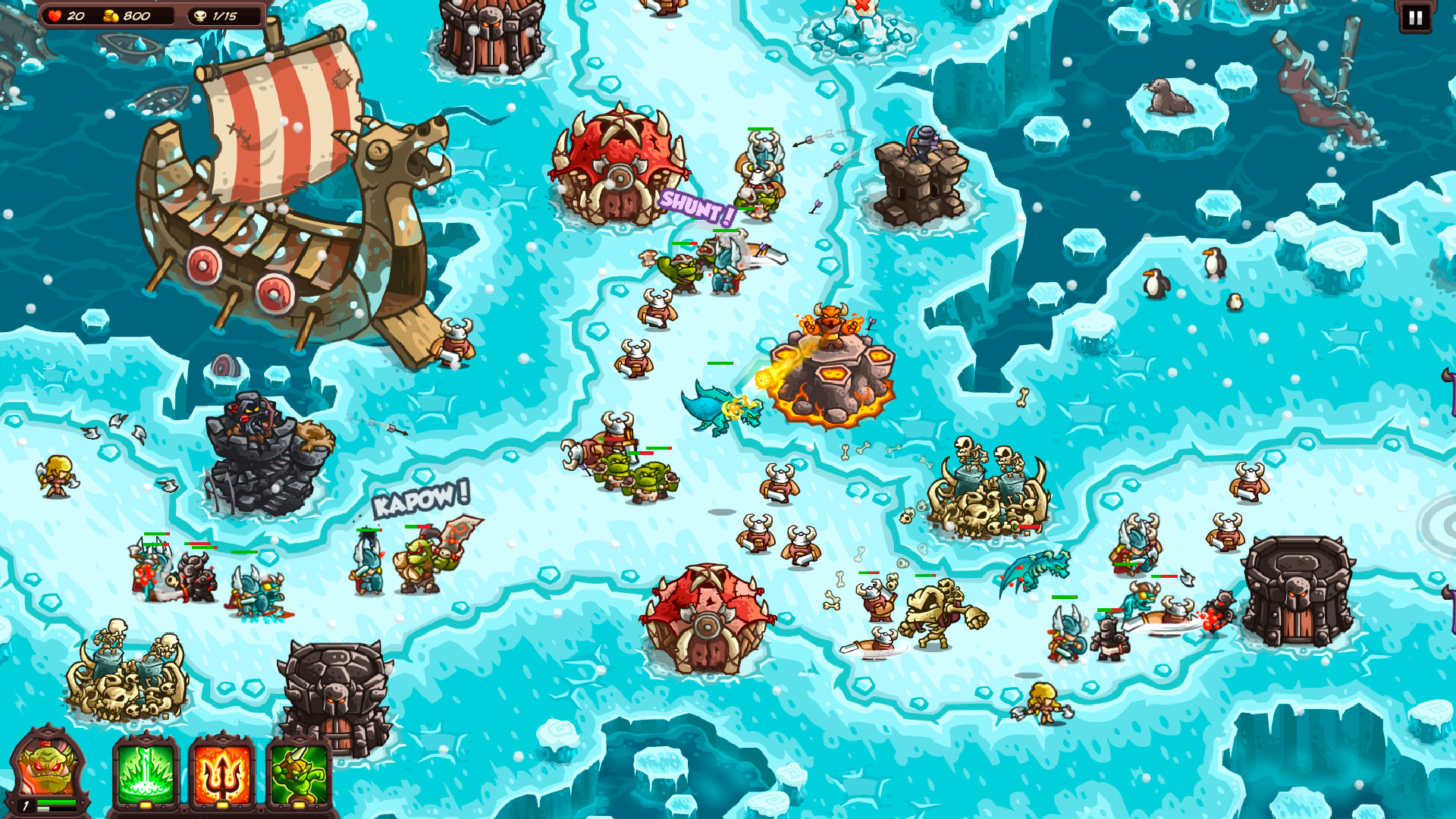 《王国保卫战：复仇 Kingdom Rush Vengeance》v1.16.2.6a版+王国保卫战：起源 v4.2.10版/前线 v5.6.12版/1 v2.1版 皇家守卫军系列 4部合集_0