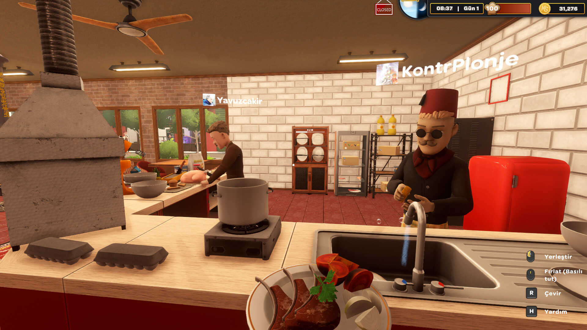 烤肉串模拟器 Kebab Chefs! - Restaurant Simulator_0