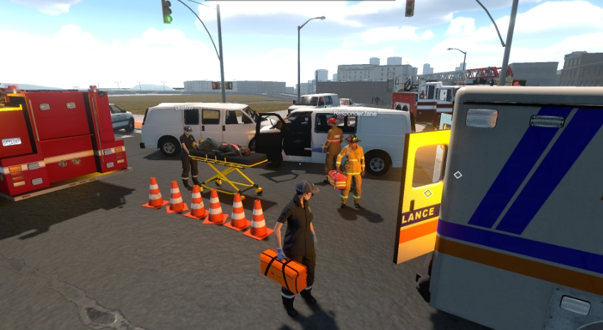 消防模拟 Flashing Lights - Police, Firefighting, Emergency Services Simulator_0