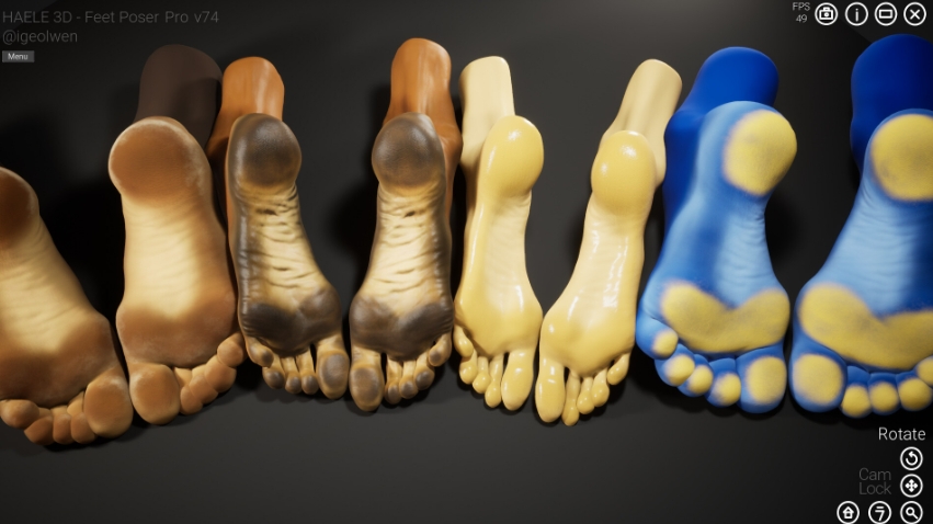 足部造型模拟器 - 专业版 HAELE 3D - Feet Poser Pro_0