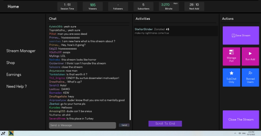 疯人院狂热：主播的命运 Madhouse Madness: Streamer's Fate_0