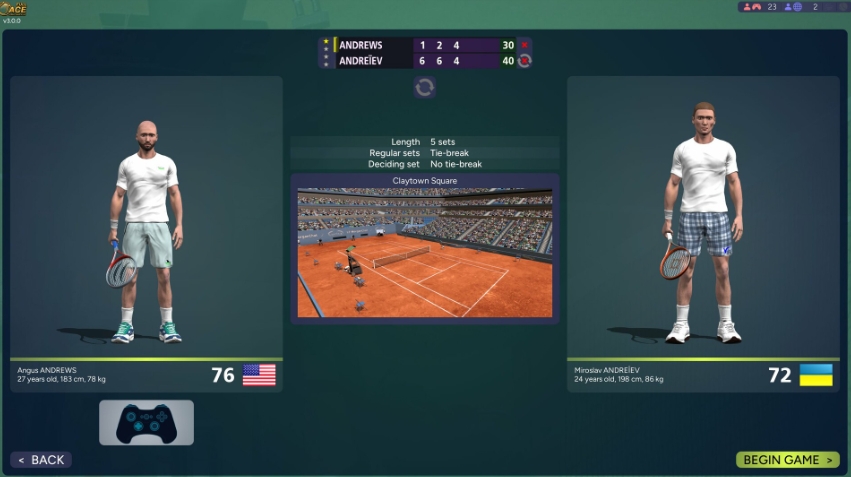 全王牌网球模拟器 Full Ace Tennis Simulator_0